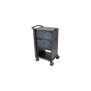 Ergotron Tablet Management Cart 32 with ISI - Wagen für 32 Webtablets - Aluminium, Stahl, ABS-Kunststoff - Schwarz - Bildschirmgröße: 25,4 cm (bis zu 25,40cm (10)) (DM32-1004-2)