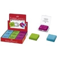 FABER-CASTELL Knetgummi-Radierer ART ERASER, sortiert Maße: (B)40 x (T)35 x (H)10 mm, knetbar, aufnahmefähig - 18 Stück (127121)