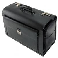 Alassio Pilotenkoffer VERONA, Leder, schwarz (45057)