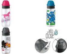 emsa KIDS Trinkflasche Tritan, 0,5 Liter, Octopus blau komplett spülmaschienengeeignet, Deckel zerlegbar, - 1 Stück (518304)
