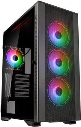 Kolink Stronghold Prism Midi Tower Grigio (Kolink Stronghold Prism ARGB Midi Tower Case - Gunmetal Grey)