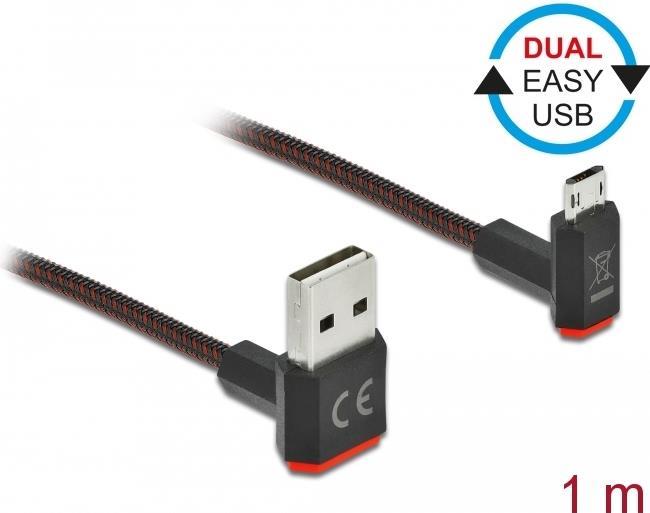 Delock Cavo EASY-USB 2.0 da spina di tipo A a spina Micro-B di tipo EASY-USB