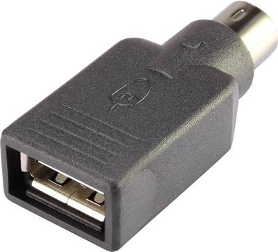 Renkforce USB / PS/2 Maus Adapter [1x PS/2-Stecker - 1x USB 2.0 Buchse A] Schwarz Renkforce (RF-3353150)