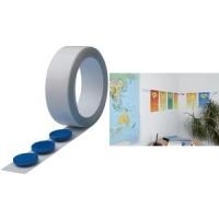 HEBEL Ferroband (B)35 mm x (L)25 m, weiß, in Spenderbox Magnethaft-Wandleiste im Rollenform (62120-02)