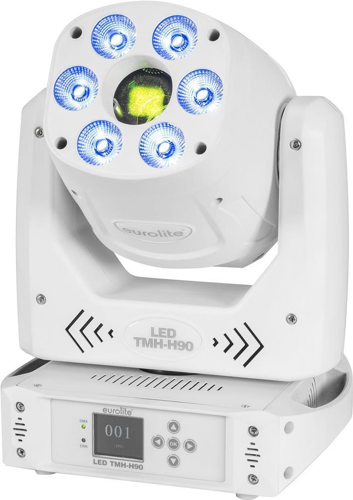 EUROLITE LED TMH-H90 Hybrid Moving-Head Spot/Wash COB ws (51786078)
