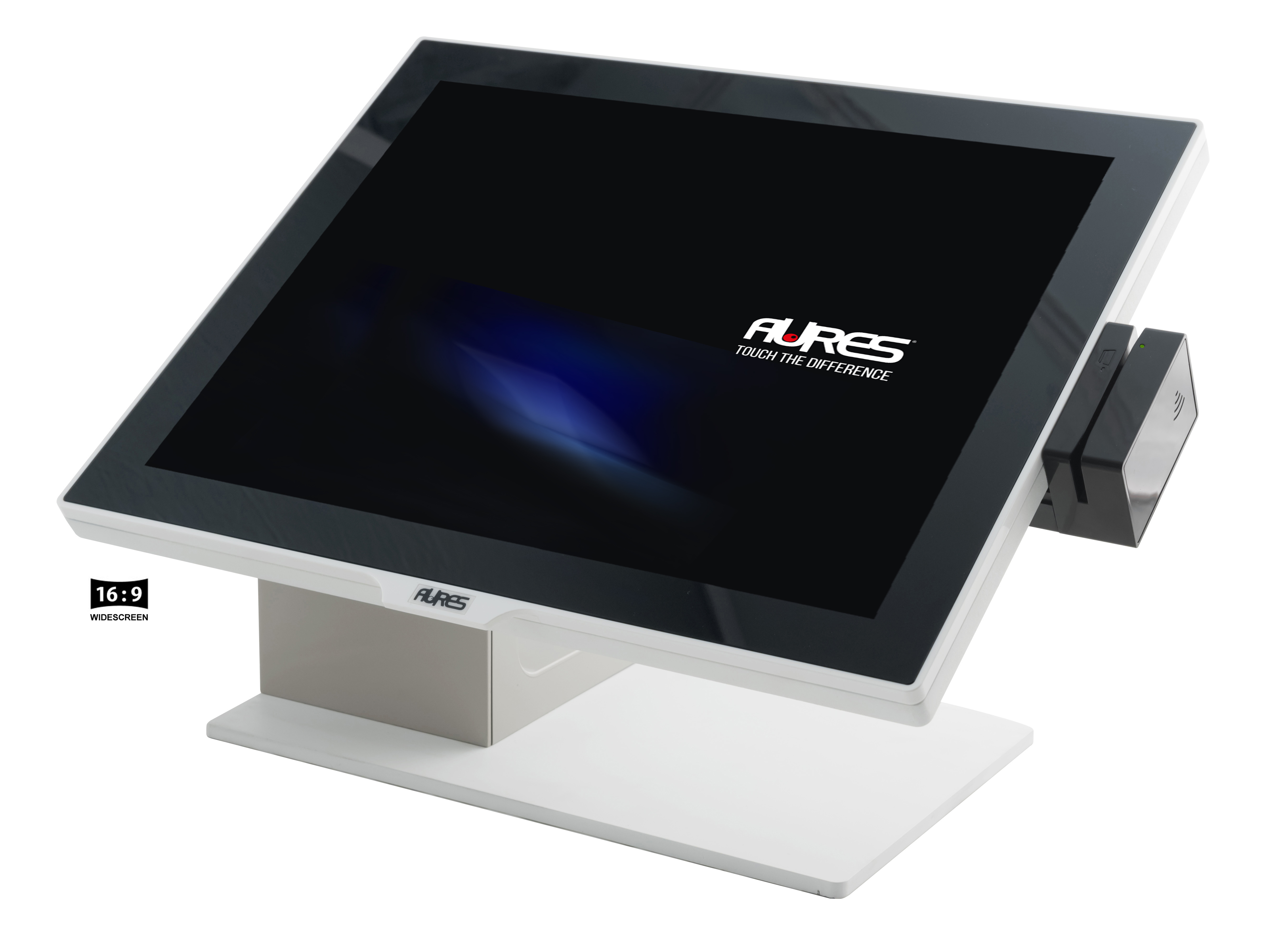 Aures YUNO, integrierter Magnetkartenleser (MSR), Schwarz (ART-03384)