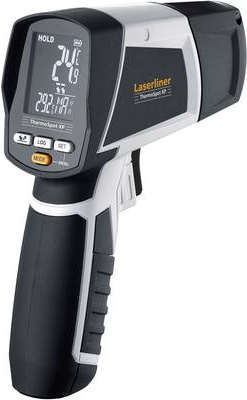 Laserliner ThermoSpot XP Infrarot-Thermometer Optik 50:1 -40 bis 1500 °C Berührungslose IR-Messung (082.043A)
