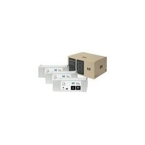 Hewlett-Packard HP 81 - 3-pack - Schwarz - original - ink cartridge - für DesignJet 5000, 5000ps, 5500, 5500mfp, 5500ps (C5066A)