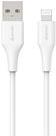 eSTUFF ES601270 cavo Lightning 2 m Bianco (INFINITE [GRS] USB-A to - Lightning Cable MFI 2m White. - PVC Free Recycled Plastic