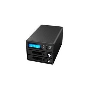 RAIDON SafeTank GR3680-SB3 - Festplatten-Array - 2 Schächte (SATA-600) - USB3.0, SATA 6Gb/s (extern) (GR3680-SB3)