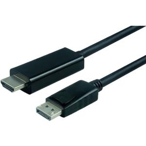 VALUE - Videokabel - DisplayPort / HDMI - DisplayPort (M) bis HDMI (M) - 3 m - abgeschirmt - Schwarz (11.99.5787)