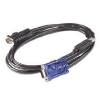 Schneider Electric APC - Tastatur- / Video- / Maus- (KVM-) Kabel - USB Typ A, 4-polig, HD-15 - HD-15 - 3,66 m (AP5257)