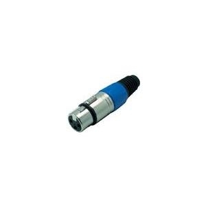 Cannon / XLR-Buchse, blau, Good Connections® (BU-XLRB)