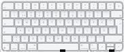 Apple Magic tastiera USB + Bluetooth Finlandese, Svedese Alluminio, Bianco (MAGIC KEYBOARD SWEDISH - ) - Versione UK