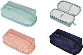 Pelikan Slamper-Etui Quattro rosa in materiale da piscina con spazio di archiviazione per un massimo di 40 matite -1 ripido (51