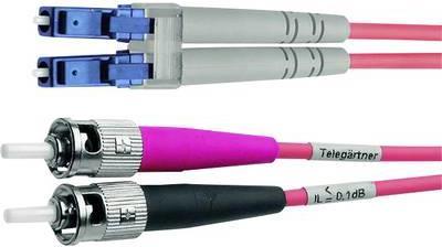 Telegartner - Patch-Kabel - LC (M) - ST (M) - 2 m - Glasfaser - 9 / 125 micron - gelb