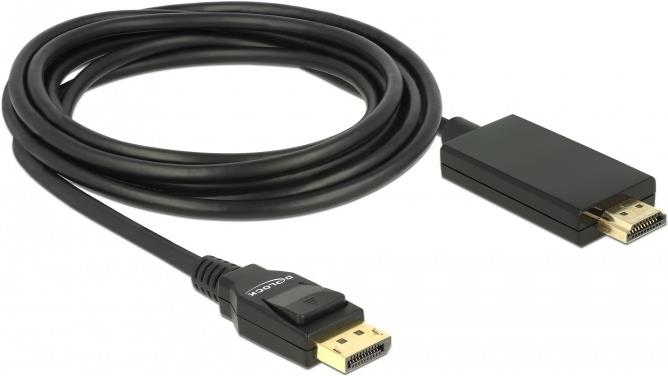 DeLOCK 85318 cavo e adattatore video 3 m DisplayPort HDMI Nero (Delock adapterkabel - 3 m)