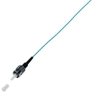 LWL Faserpigtail, 50/125 µm, OM2-Faser, ST Stecker, 2,0 m ST Faserpigtail zum Einbau in Spleißboxen (75502)