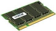 Crucial - DDR2 - 1 GB - SO DIMM 200-PIN - 667 MHz / PC2-5300 - CL5 - 1.8 V - ungepuffert - nicht-ECC