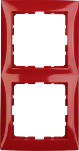 Berker GmbH & Co. KG Rahmen 2f. rt glänzend 10128962 (10128962)