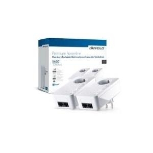 Devolo BASIC - Starter Kit - Bridge - HomePlug AV (HPAV), IEEE 1901 - an Wandsteckdose anschließbar (Packung von 2) (9615)