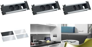 BACHMANN Steckdoseneinheit KAPSA S, 2-fach, UTE - Für den Markt: F - 1 Stück (927.055)