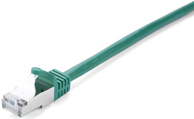 V7 - Patch-Kabel - RJ-45 (M) bis RJ-45 (M) - 1,0m - STP - CAT 5e - geformt, ohne Haken - grün (V7CAT5STP-01M-GRN-1E)