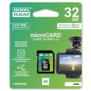 Goodram M3AA-0320R11-DD 32GB MicroSDHC UHS-I Klasse 10 Speicherkarte (M3AA-0320R11-DD)