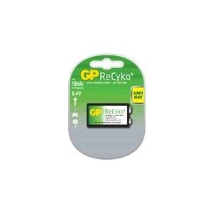 GP ReCyko+ 15R8HB - Batterie 9V NiMH (wiederaufladbar) 150 mAh