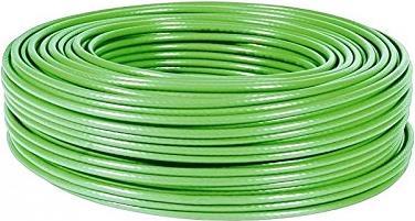 Dexlan Patchkabel, Cat 6A EIA/TIA, F/UTP, grün, 100 m Ring Gesamtgeschirmtes halogenfreies Patchkabel für Netzwerke (611943)