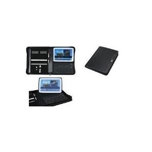 Alassio iPad Organizer LOMBARDO, inkl. Bluetooth-Tastatur aus Mikrofaser, herausnehmbare iPad-Hülle, Standfunktion, - 1 Stück (30102)