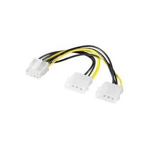 MicroConnect - Netzteil - interne Stromversorgung, 4-polig (M) bis 8-poliger PCIe Power (W)