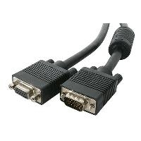 MediaRange - VGA-Verlängerungskabel - HD-15 (M) - HD-15 (W) - 1,8m - Schwarz (MRCS148)