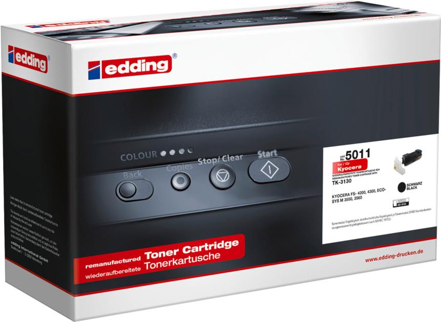 toner edding EDD-5011 nero compatibile con KYOCERA TK-3130