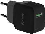 CELLY TCUSBTURBOBK - Netzteil - 2.4 A (USB) - Schwarz