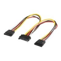 SATA Y-Stromkabel, SATA Stecker an 2x SATA Buchse, Good Connections® (5021-2SBSS)
