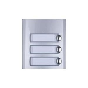 Ruftastenmodul mit 3 Tasten Aluminium Blende