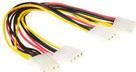 ACT AK3194 - 0,2 m - Molex (4-pin) - 4 x Molex (4-pin) - Männlich/Weiblich (AK3194)