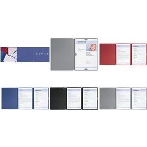 PAGNA Bewerbungsmappe Spirit, DIN A4, aus Karton, blau - für den Markt: D / L / A / CH - 1 Stück (44137-02)