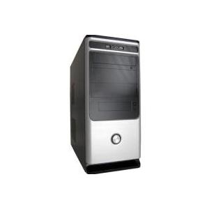 LC Power Classic 7010BS - Midi Tower - ATX - Stromversorgung 420 Watt (ATX12V 1,3) - Schwarz, Silber - USB/Audio (ATX 7010BS)