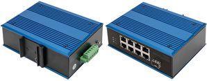 DN-651133 è uno Switch Fast Ethernet PoE industriale con 8 porte 10/100 Mbps RJ45 1 porta 100Mbps base-FX.Lo Switch industrial