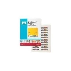 Hewlett-Packard HP Ultrium 3 WORM Bar Code Label Pack - Strichcodeetiketten - für StorageWorks MSL4048, StorageWorks 1/8 G2 Tape Autoloader, StorageWorks Ultrium 920 (Q2008A)