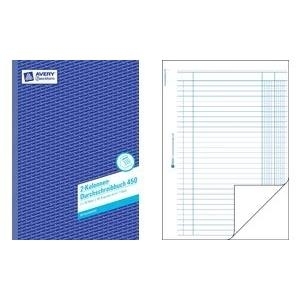 AVERY Zweckform Formularbuch 4 Kolonnen-Durchschreibbuch - für den Markt: D - L - A (452)
