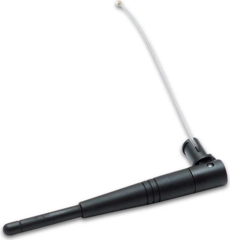 MikroTik, 2.4, 5.8 GHz Omnidirectional Swivel Antenna with cable and U.fl connector (for indoor use)