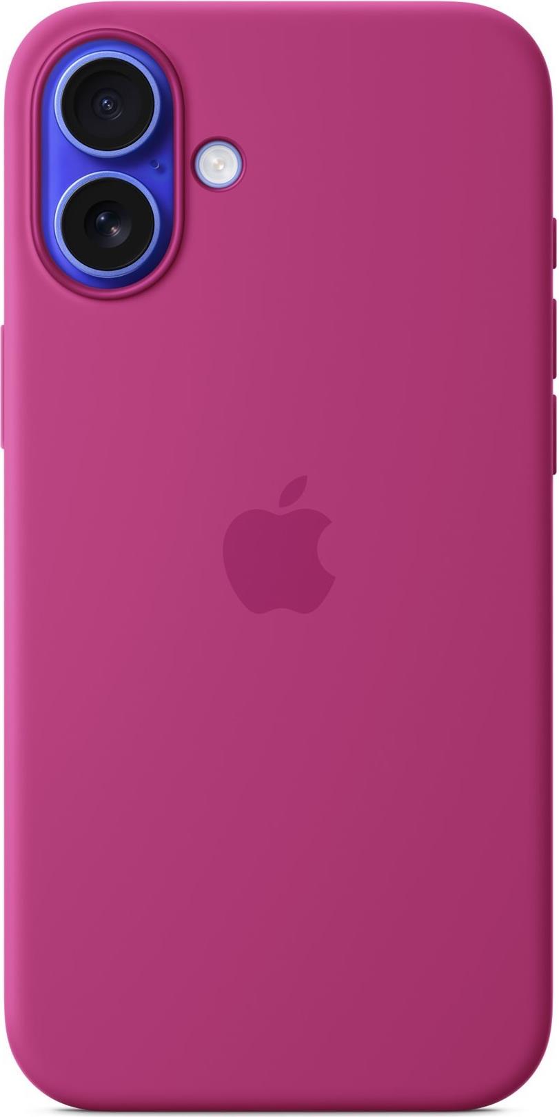 Apple Custodia MagSafe in silicone per iPhone 16 Plus - Fucsia (Apple - Back cover for mobile phone - MagSafe compatibility - s