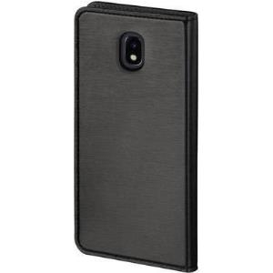Hama Booklet Slim - Essential - Flip-Hülle für Mobiltelefon - Polyurethan - Schwarz - für Samsung Galaxy J7 (2017)