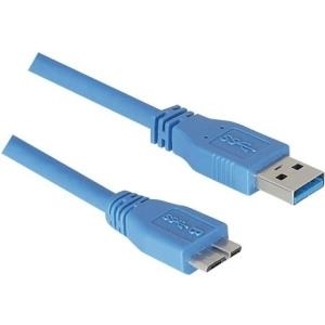 Micro USB 3.0 Kabel, USB 3.0 St. A / USB 3.0 Micro St. B, 2,0 m Unterstützt Transferraten bis USB Superspeed (5 Gigabit/s) (39903902)