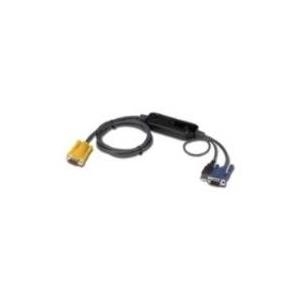 Schneider Electric APC - Video- / USB-Kabel - USB Typ A, 4-polig, HD-15 (M) - HD-15 (M) - 3,6m - für APC 16 Port Multi-Platform Analog KVM, 8 Port Multi-Platform Analog KVM (AP5256)
