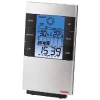 Hama LCD-Thermo-/Hygrometer TH-200 - Schwarz/Silber