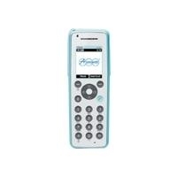 Auerswald COMfortel M-300 - Schnurloses Erweiterungshandgerät mit Rufnummernanzeige - DECTGAP - weiß, Cyan (90343)